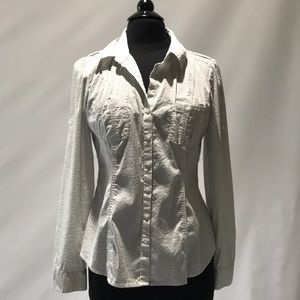 White House black market dress shirt 8